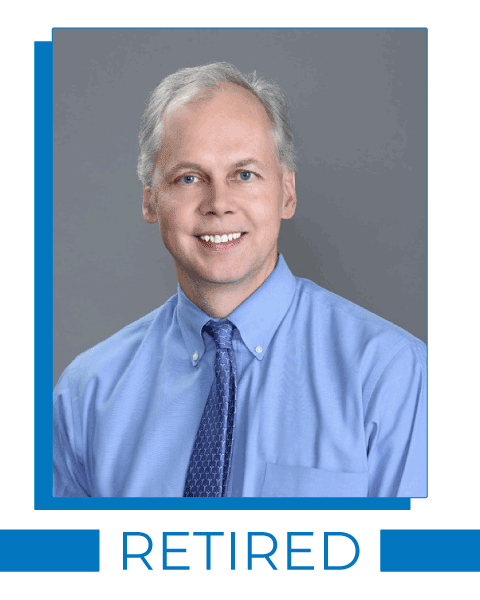 Retirement banner for Dr. Brown