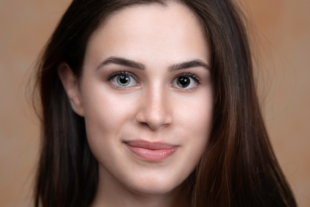 Woman with heterochromia