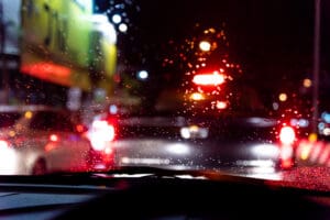 bad vision driving at night