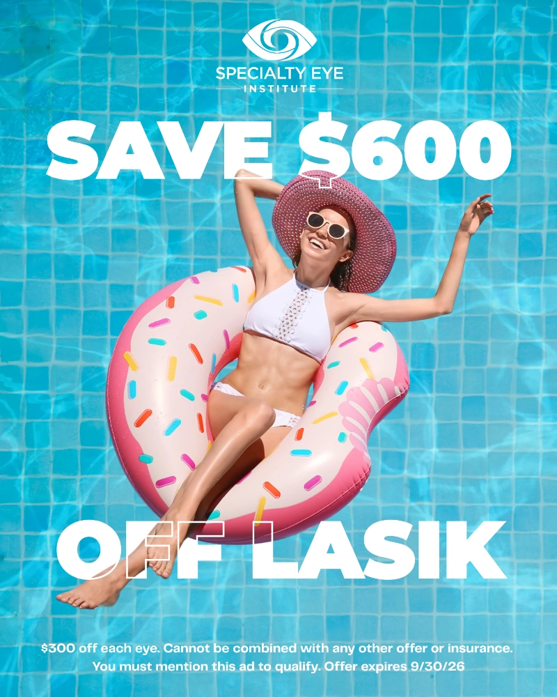 Enjoy $600 Off LASIK